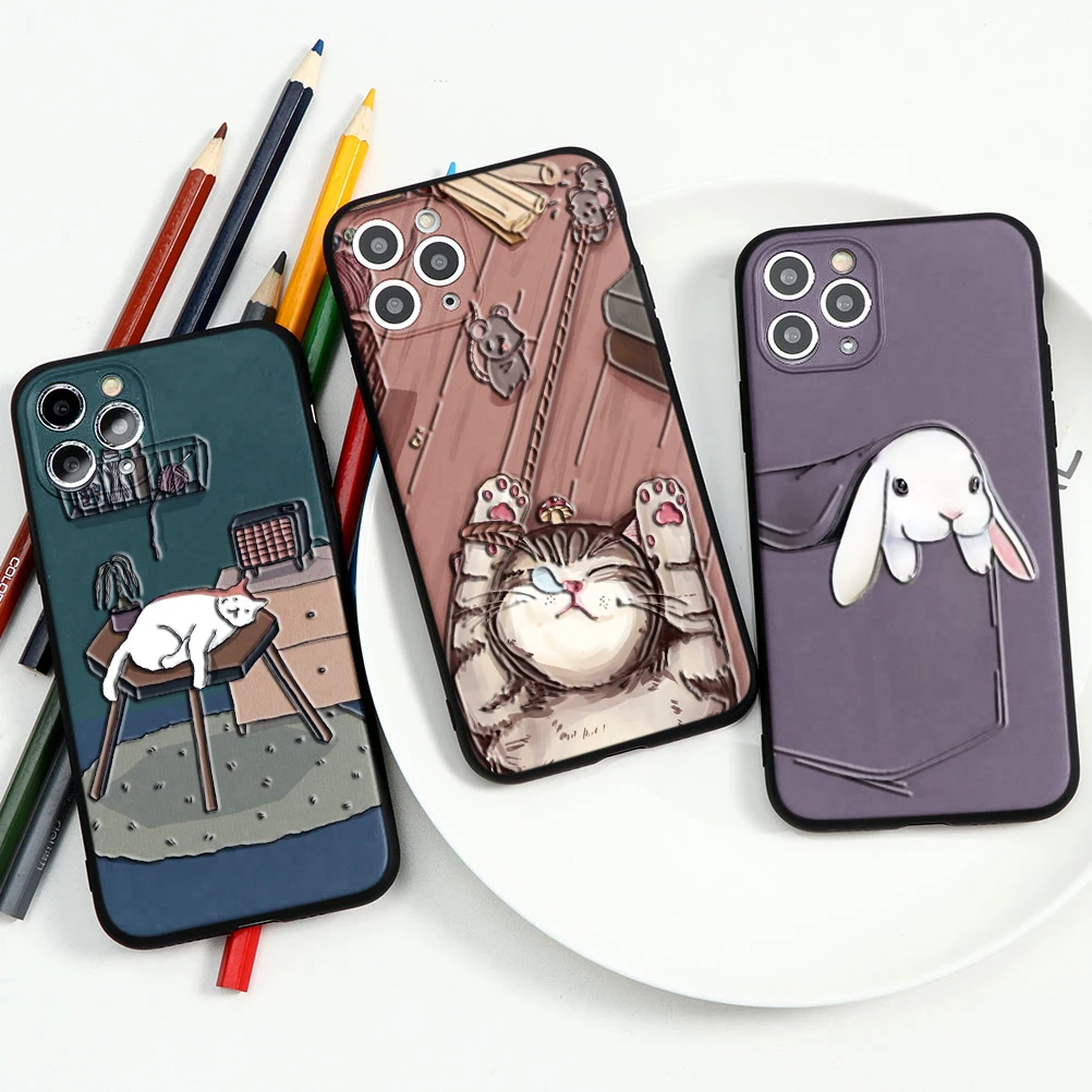 Забавный чехол для iphone 8 7 6 6S Plus XS 11 Pro Max XR X 5 5S Fundas силиконовый | Мобильные телефоны