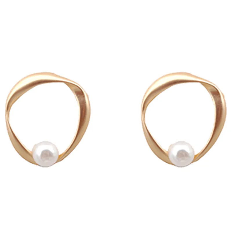 Женские серьги-гвоздики с имитацией жемчуга в Корейском стиле