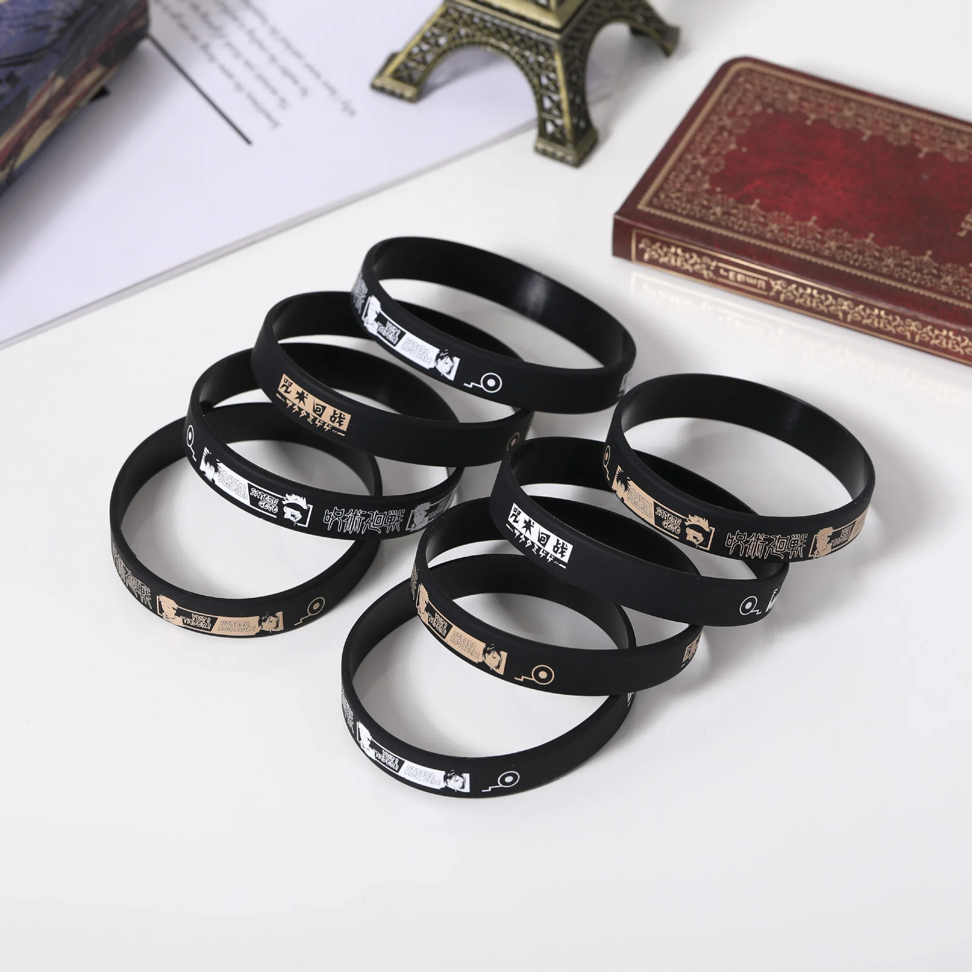 

Anime Jujutsu Kaisen Fushiguro Megumi Itadori Yuji Silica Gel Bracelet Men Women Student Silicone Wristband Hand Chain Gift