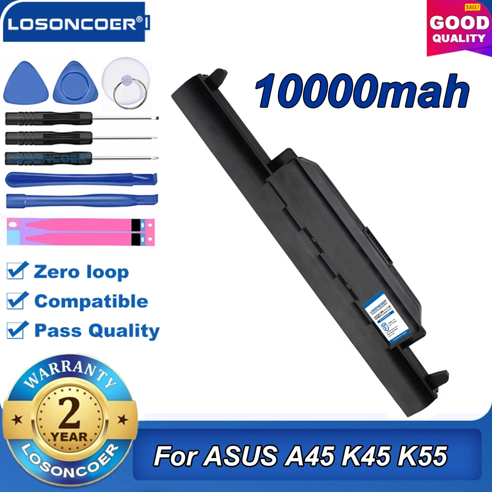 6 ячеек A32 K55 A33 A41 Аккумулятор для ноутбука ASUS A45 K45 K55A K55DE K55DR K55N K55D K55VD K75 K75A K75D K75V X55