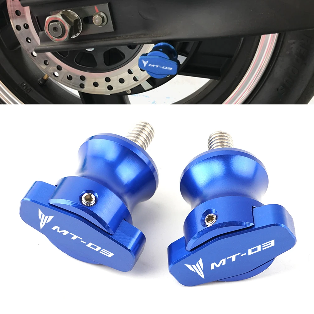 

For YAMAHA MT03 MT-03 MT 03 2005-2020 High Quality Motorcycle Accessories 6MM Swingarm Spools Slider Stand Sliders Screws