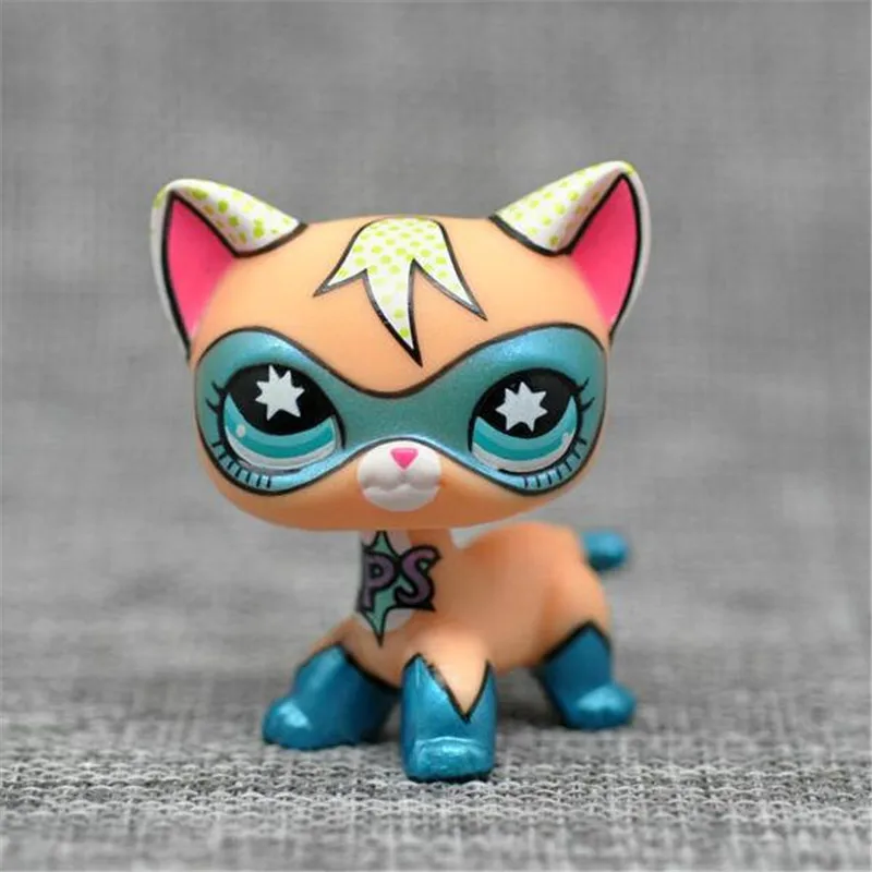 Редкий магазин домашних животных Lps Игрушки Стоящая Короткошерстная Кошка #5 # 391 Маленькая Собака такса Крокер Спаниель Колли Датский дог Старая коллекция.