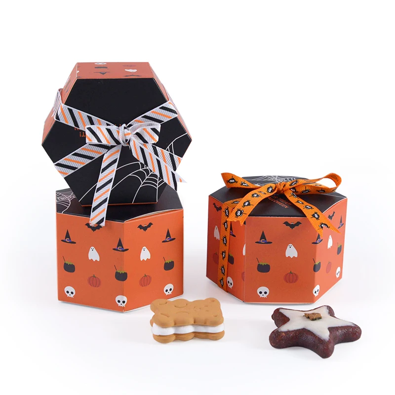 5/10 шт. декоративпосылка коробки для подарков на Хэллоуин | Дом и сад
