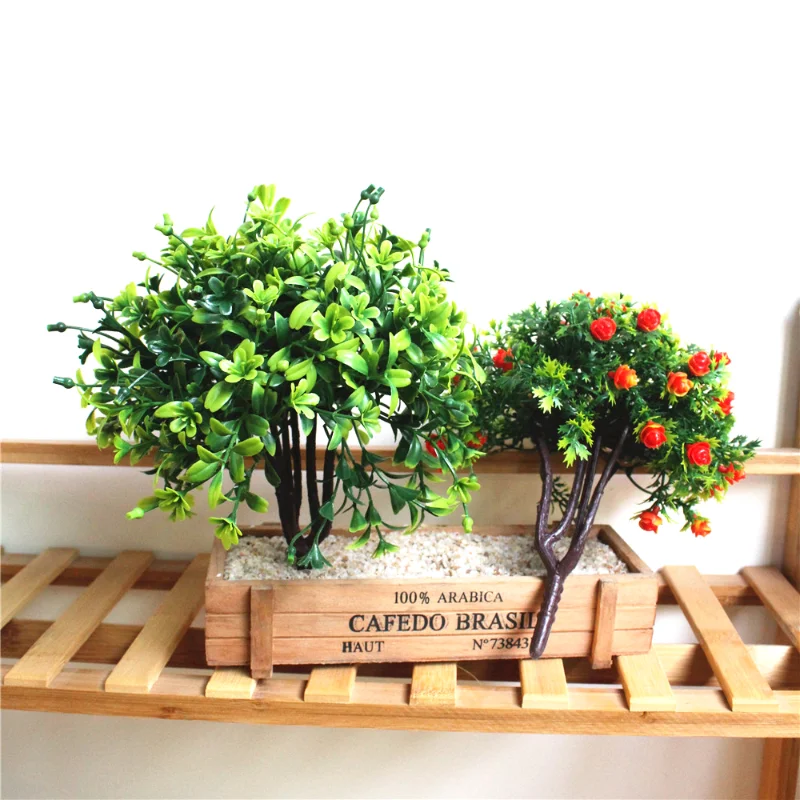 

Artificial Plant Potted Plant, 22cm Nanyanggrass Spherical Bonsai, DIY Creative Party Desktop Ornaments, Home Watch Small Bonsai