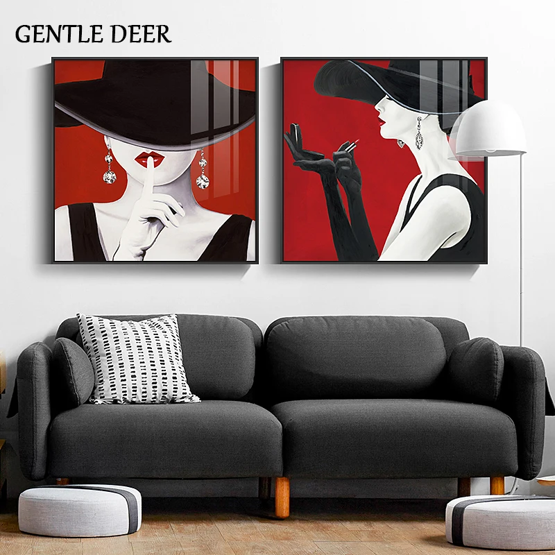 Современная ПОРТРЕТНАЯ ФОТОГРАФИЯ кинозвезда плакаты Холст Картина Настенная