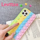 Мягкий 3D чехол для iPhone 12 11 Pro Max Mini SE20, пузырьковый чехол для iphone X Xs Xr 6 6s 7 8 Plus