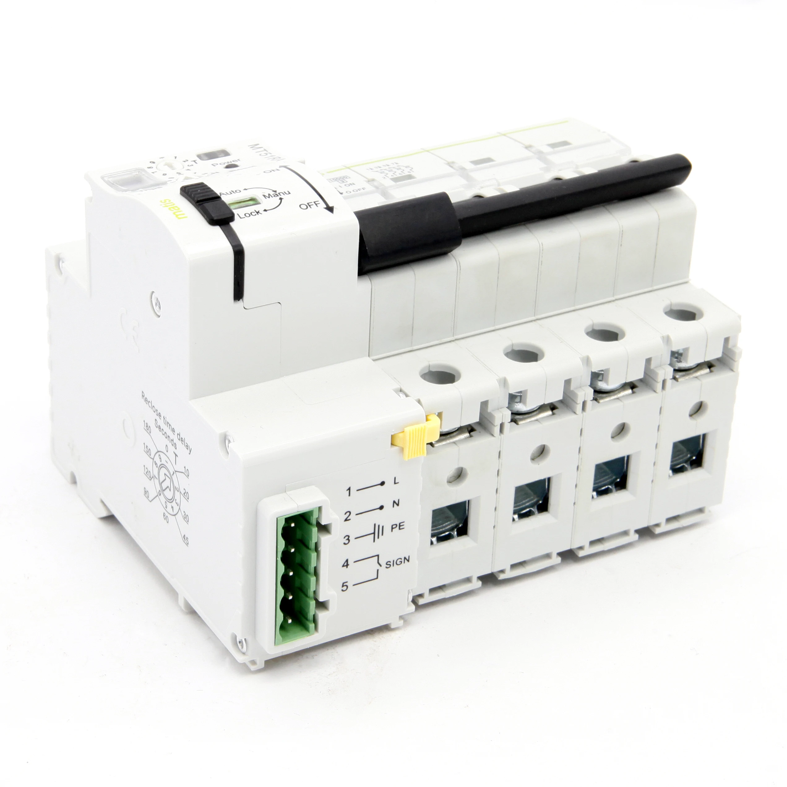 

matismart MT51RA auto recloser 4pole mcb 63a remote control circuit breaker