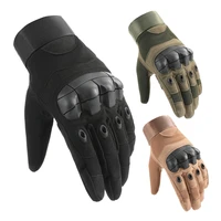 full finger army tactical gloves men women touch screen paintball airsoft hard knuckle motorcycle riding combat military gloves