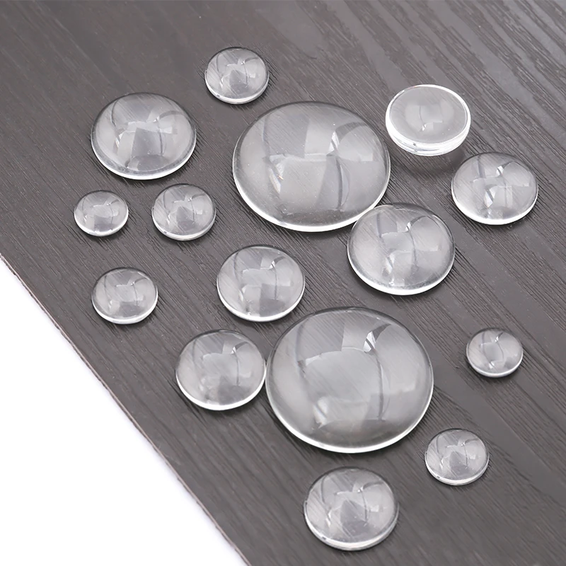 

Круглый прозрачный стеклянный кабошон с плоской задней поверхностью, прозрачное купольное стекло 12 мм, 30 мм, фурнитура для подвесок «сделай...