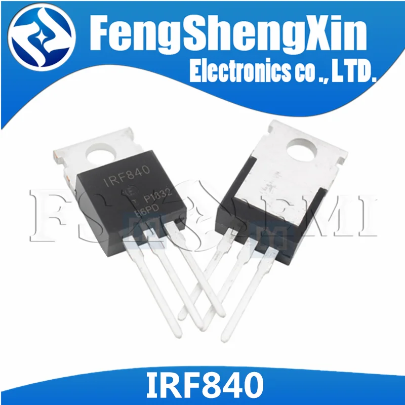 

100pcs/lot IRF840 IRF840PBF IRF840N N-Channel Power MOSFET TO-220