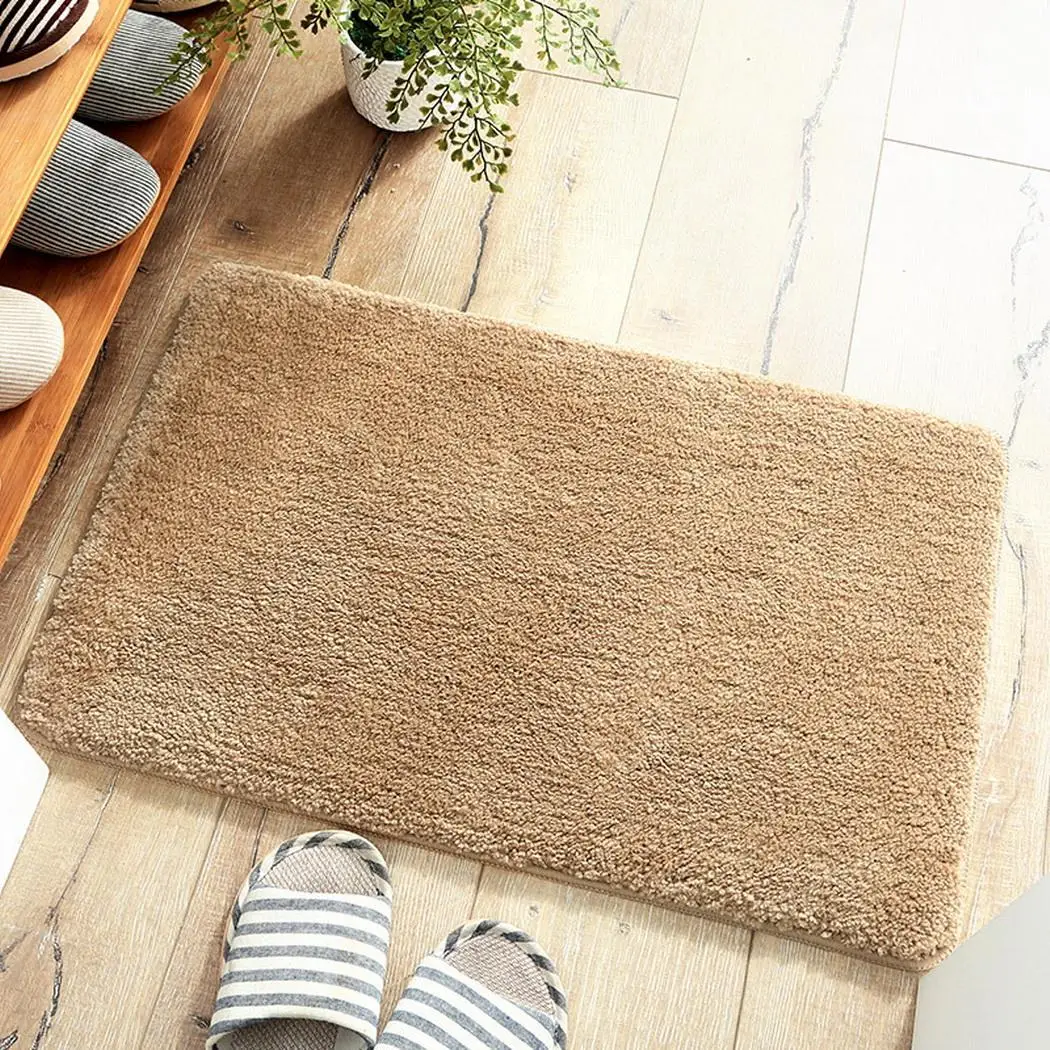 Soft Floor Mat Home Door Rug Non-slip Kitchen Modern Solid Bathroom Rectangle Plush | Дом и сад
