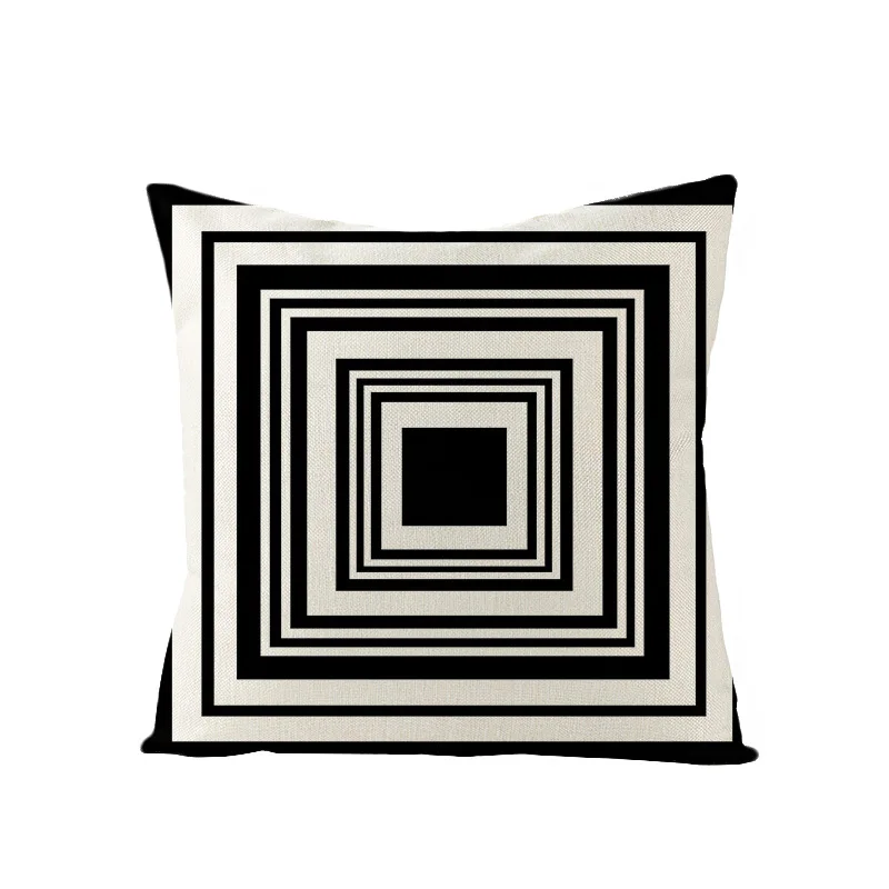 

Retro Ethnic Geometric Pillowcase Cushion Cover Home Decoration Linen Living Room Sofa Car Chair Throw Pillow Covers 45x45cm