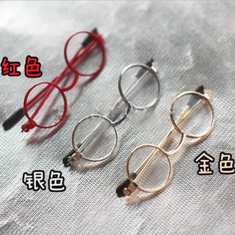 Allaosify 1/3 1/4 1/6 аксессуары для кукол дяди BJD SD DD Золотые круглые очки в стиле