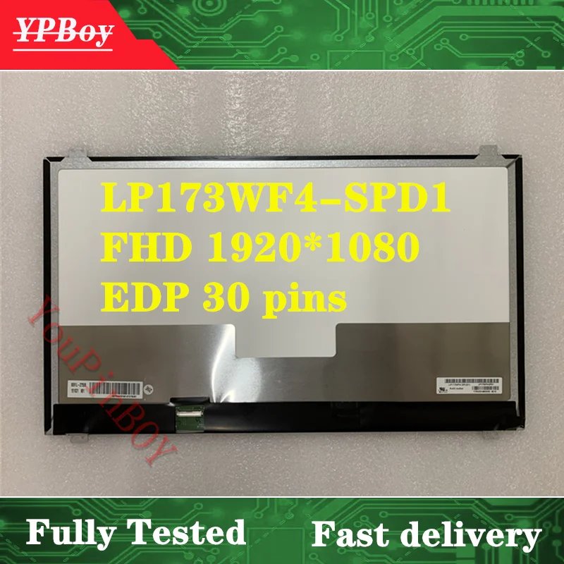 Оригинальный A + 17 3 дюйма LP173WF4 SPD1 LP173WF4(SP)(D1) IPS 1920*1080 30 контактов ЖК дисплей
