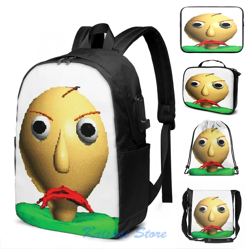 Рюкзак Baldis Basics in Education and Learning с USB зарядкой для мужчин и женщин школьные ранцы