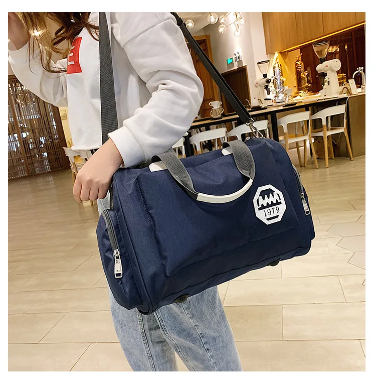 Новинка 2020 дешевая дорожная сумка для спортзала отделение обуви спортивные