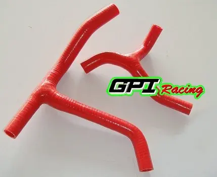 RED for KAWASAKI KXF450 KXF 450 06 07 08 2006 2007 2008 Y KIT dirt bike motocross silicone radiator hose PIPE | Автомобили и