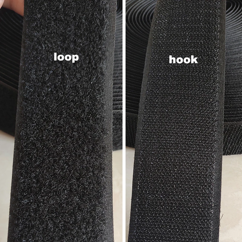 1 метра/пара 16 150 мм черный белый цвет крепежная лента липучками нейлон крюк и