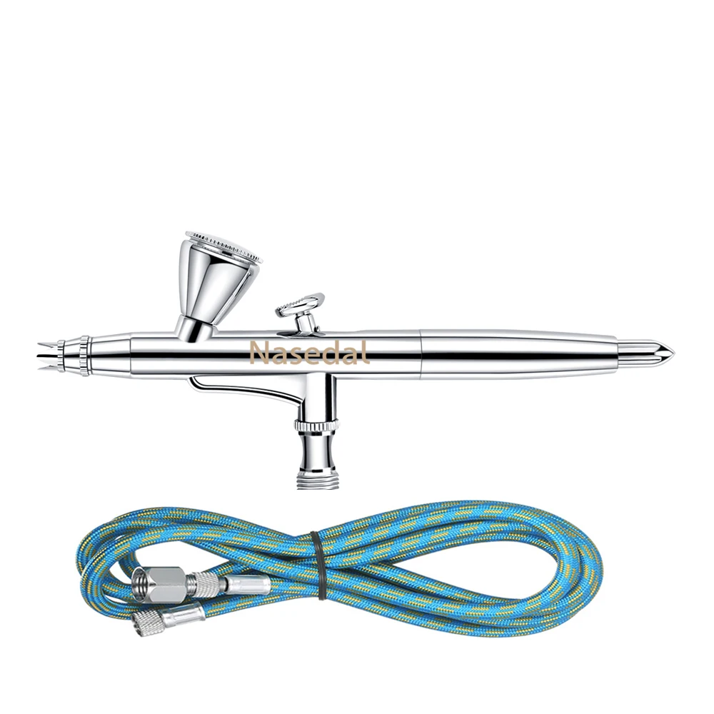 Гравитационный Аэрограф Двойного действия пистолет распылитель 0 3 мм для