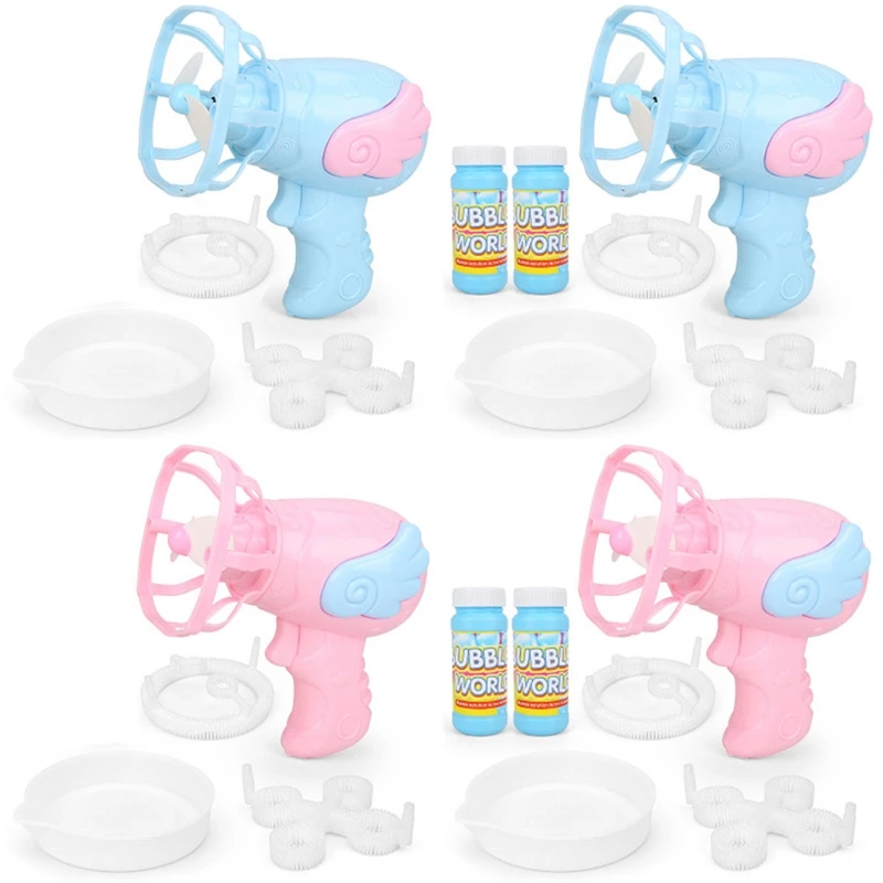1Set Portable Fan Bubble Toy Blowing Maker with Mini Interactive Outdoor Kit Beach | Игрушки и хобби