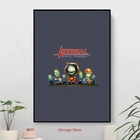 Кербал космическая программа KSP команда Холст Картина настенное искусство домашний декор плакат гостиная девочка спальня абстрактное искусство