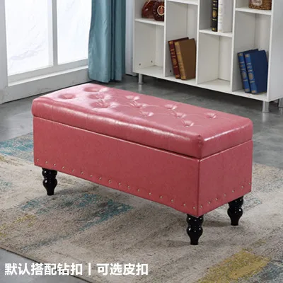 

European shoe store try shoes bench clothing store sofa stool fitting room storage stool storage bed end stool