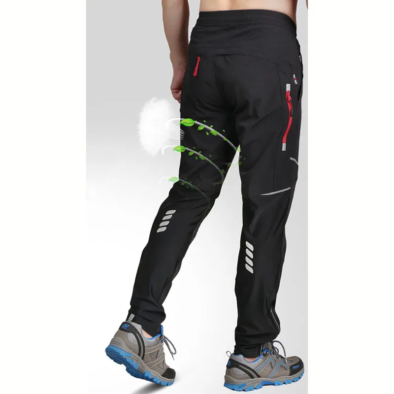Уличные мужские походные брюки быстросохнущие тонкие дышащие тянущиеся