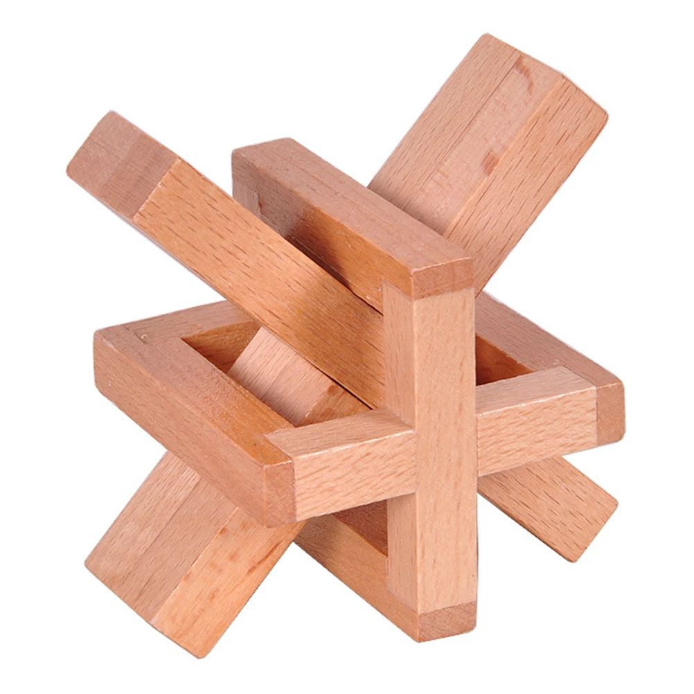 Детский деревянный для взрослых замок Luban логический головоломка обучающая