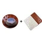 Форма для выпечки макарун, силиконовый коврик для кастрюль, Набор насадок для духовки, сделай сам, декоративная форма для торта, маффинов, кондитерских изделий BOM666