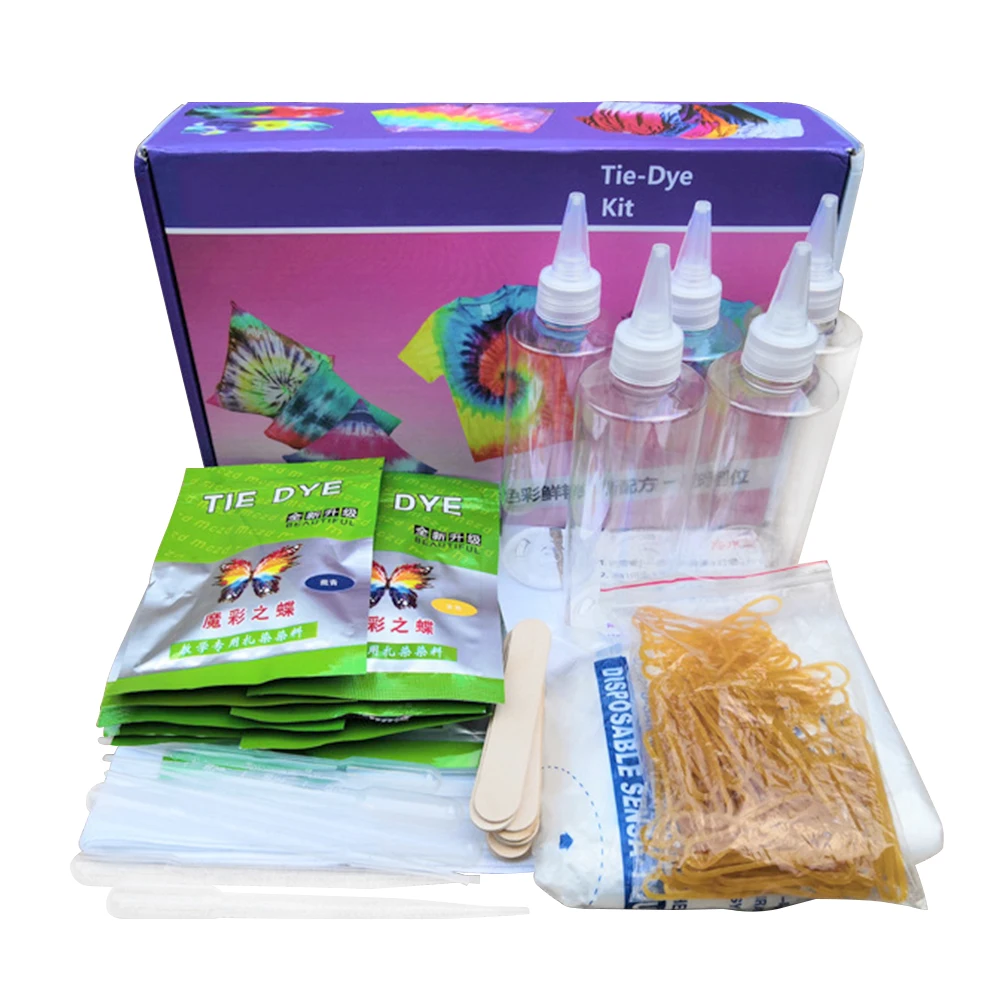 12 видов цветов резинки для рукоделия набор порошков с перчатками нетоксичные