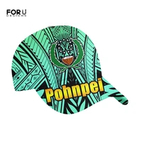 forudesigns summer men women baseball cap polynesian pohnpei tribal style printed elasticity caps breathable sports hat gorras