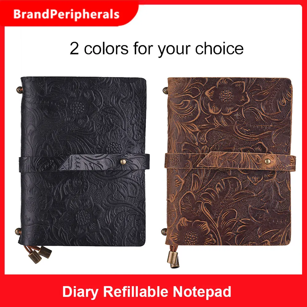 Винтажный рельефный рисунок дневник с пустыми листами в клетку многоразовый