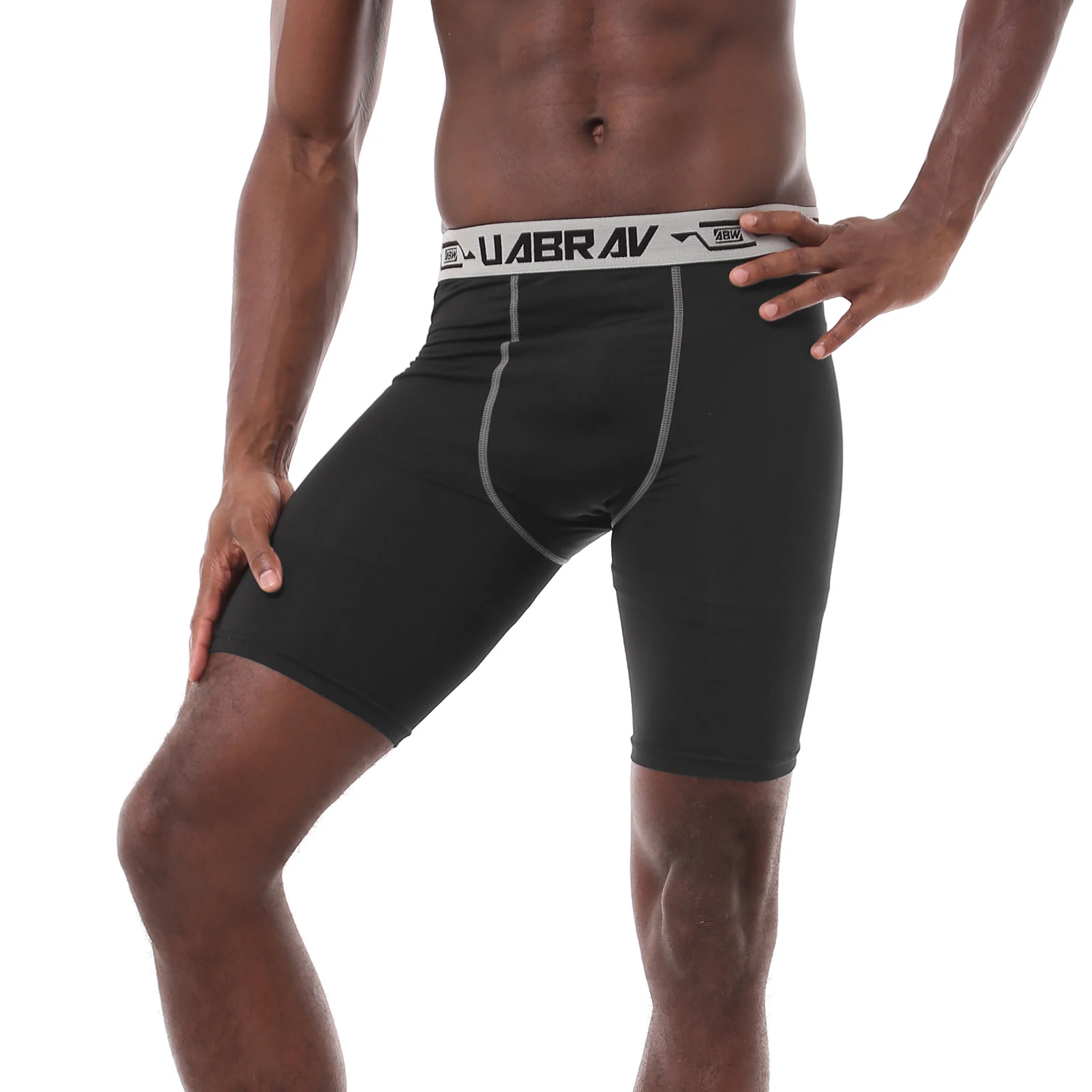 Компрессионные спортивные мужские шорты компрессионное Нижнее белье Шорты кроссфит для бега короткие