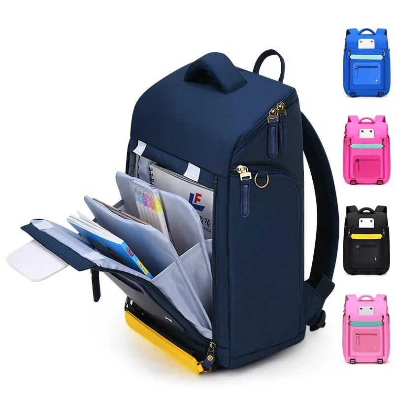 

Waterproof Backpacks Suitable for Grades 1-3 Children Orthopedic School Backpack School Bags for Boys Girls Satchel Schoolbgs