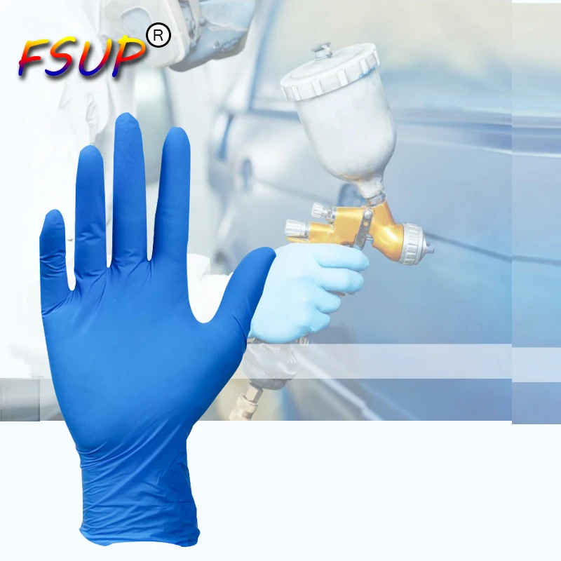 

FSUP 20/30 Pcs Nitrile Gloves Disposable Latex Glove Food Washing Kitchen Cooking Household Cleaning Beauty Working Gloves