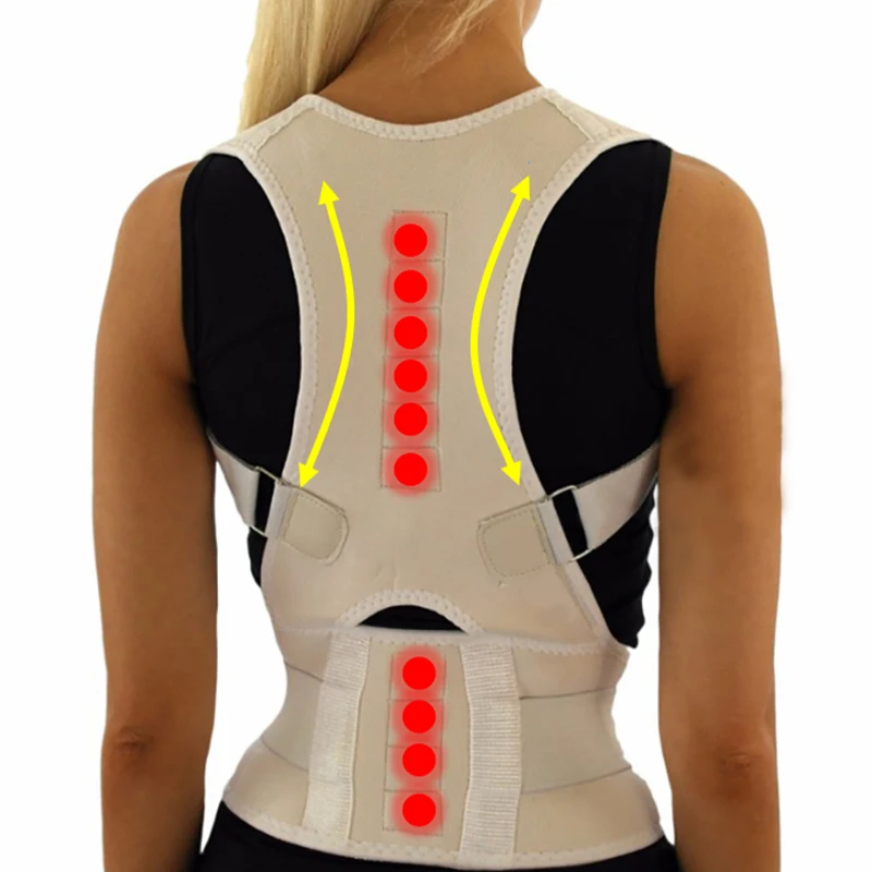 

Magnetic Therapy Shoulder Orthopedic Posture Corrector Brace Shoulder Back Support Belt for Men Women Braces & Supports Corset