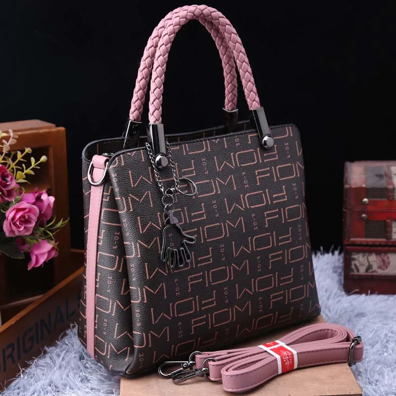 

Women's Bag 2020 New Fashion Stereotyped Handbag All-match Single Shoulder Messenger Big Bag High Quality Women Leather Handbags