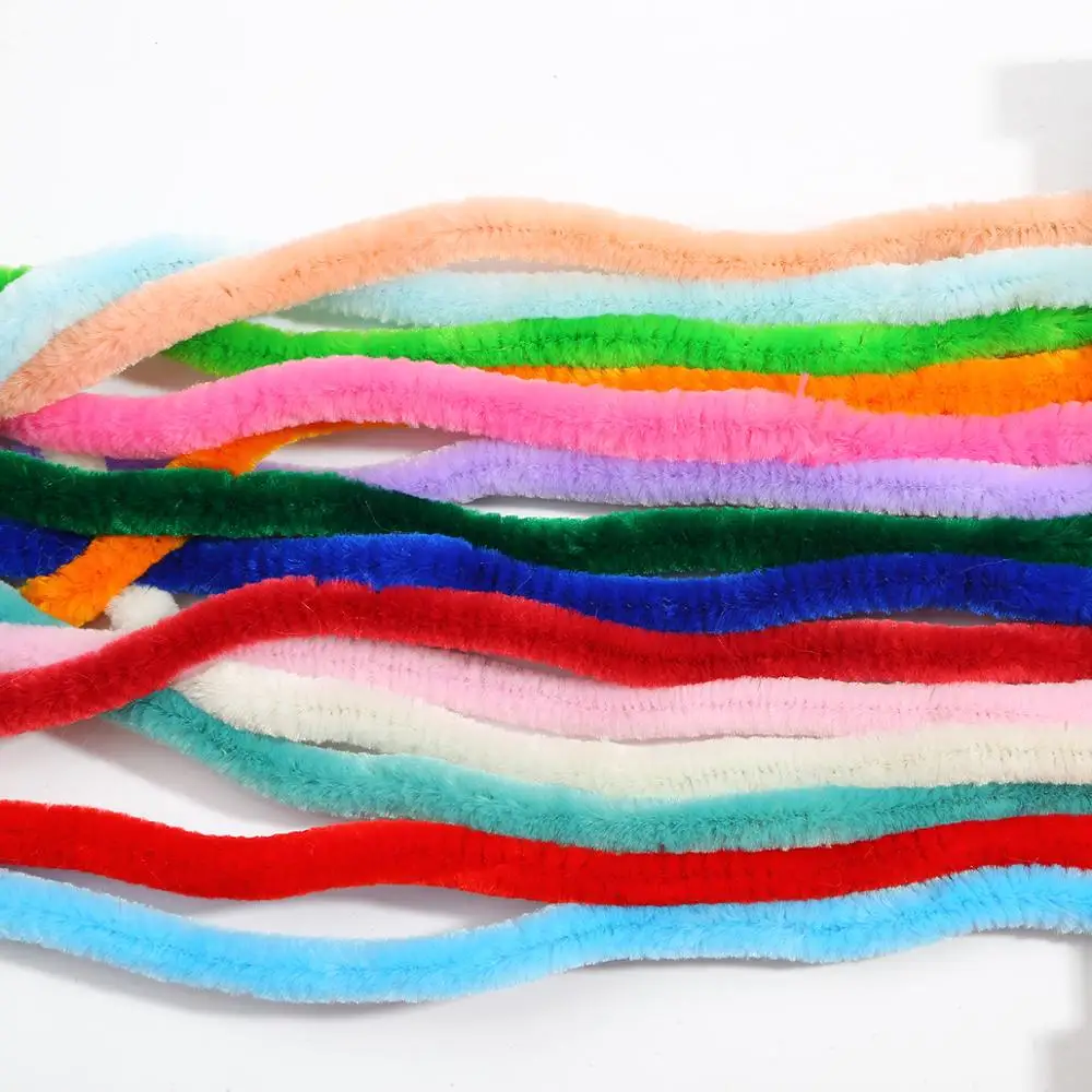 Палочки плюшевые для детей 1 м/лот игрушки поделки стебли синели очистители труб |