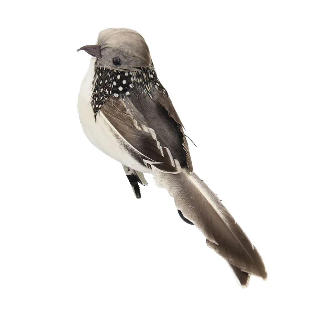 Искусственные Пернатые птицы фигурка животного статуя для внутреннего и