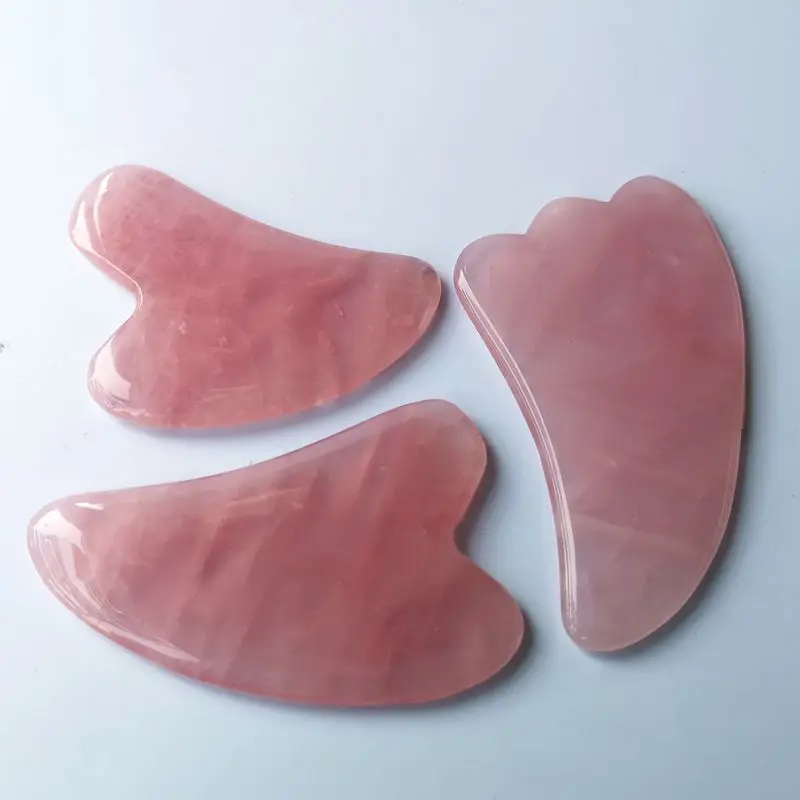 Natural hibiscus jade scraping plate powder crystal lady beauty thin face detoxification natural health gift | Украшения и