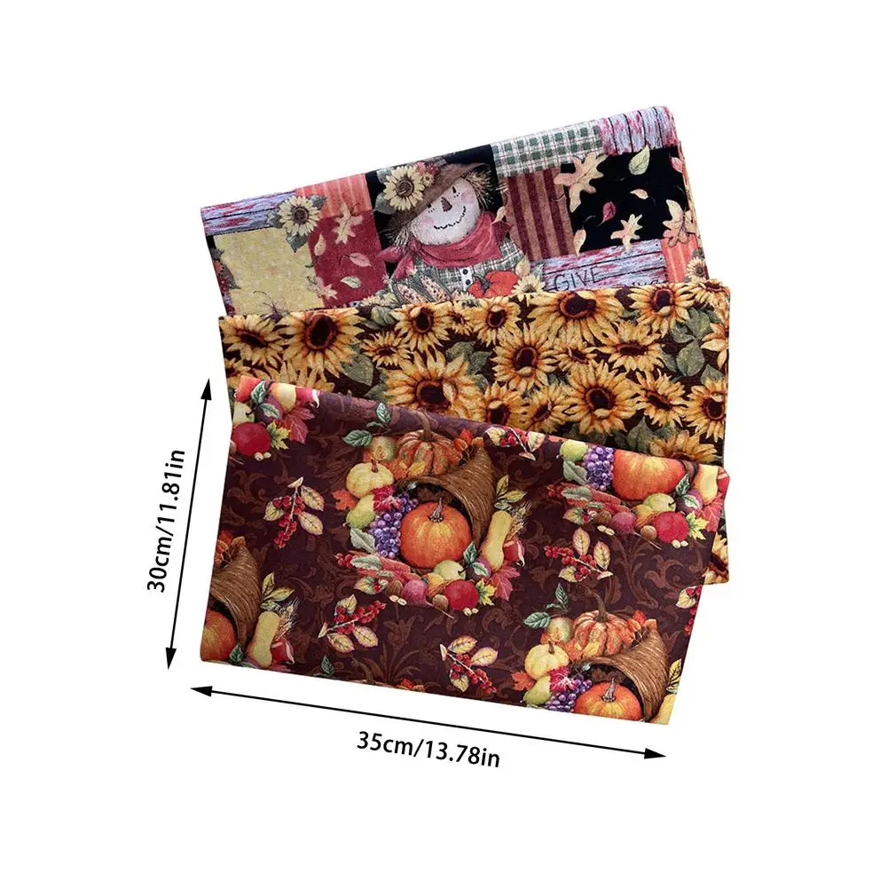 

Japanese Style 2020 Harvest Autumn Series Cloth100% Cotton Bronzed Fabric For DIY Apparel Craft Quilt Handwork Decor