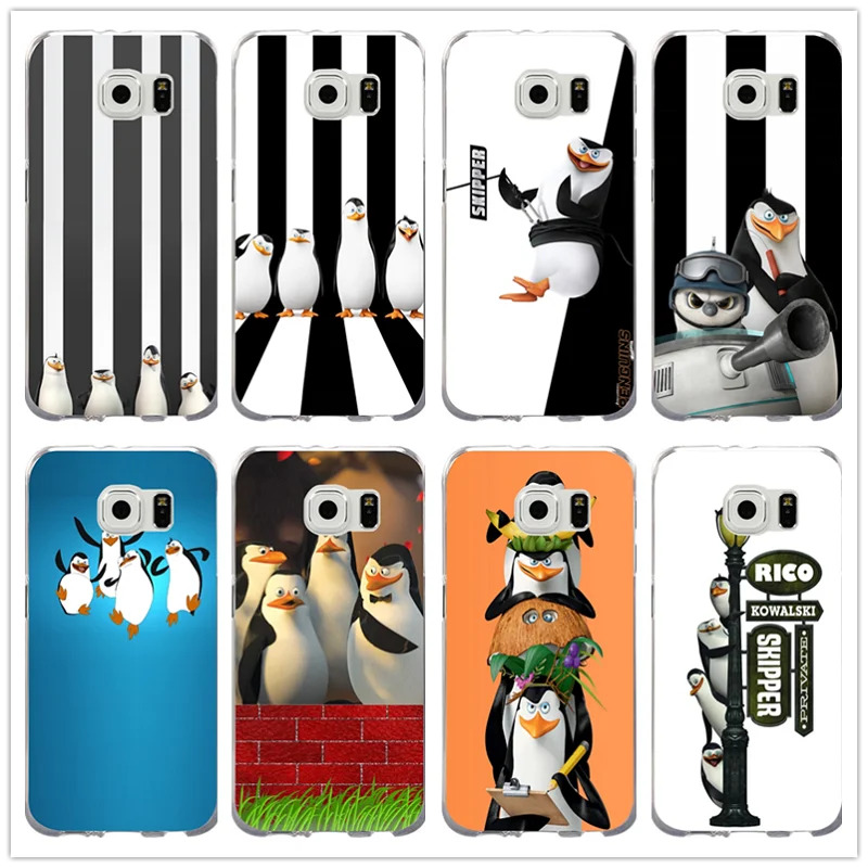 Мягкие чехлы для мобильных телефонов из ТПУ с пингвинами Мадагаскара samsung Galaxy Note 2