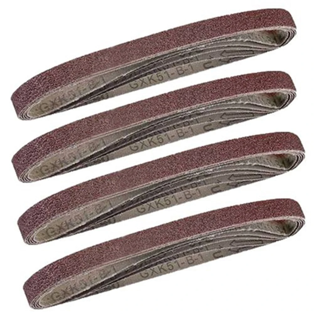 

20pcs/Set Assorted Sanding Air Belt Finger Sander Belts 60/80/120/240Grit Power Tools 20pcs Set Sander Belts