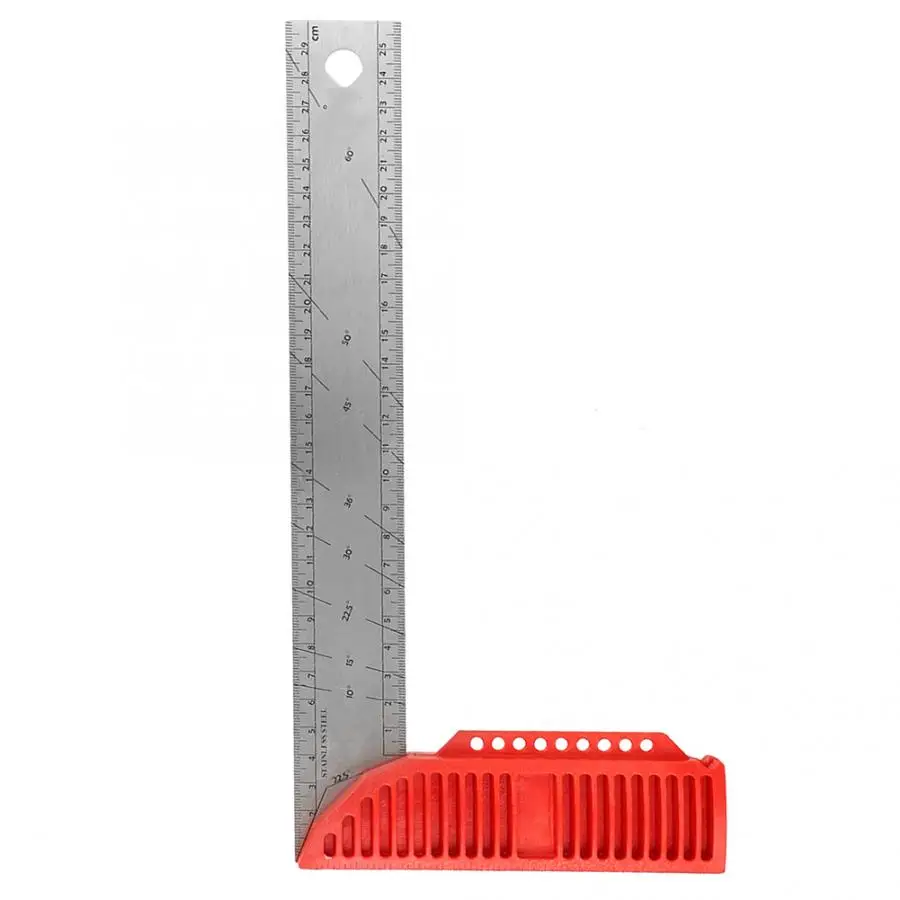 Right Angle Ruler Esquadro 30cm Stainless Steel 90 Degrees | Инструменты