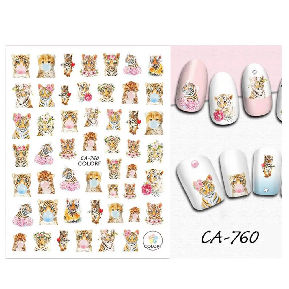 

3Pcs/Set Nail Slider Exquisite Ultra Thin Fabulous for Women Nail Sticker Nail Slider