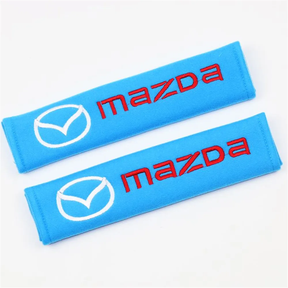 2 шт. Накладка для ремня безопасности автомобиля хлопок стайлинга автомобилей