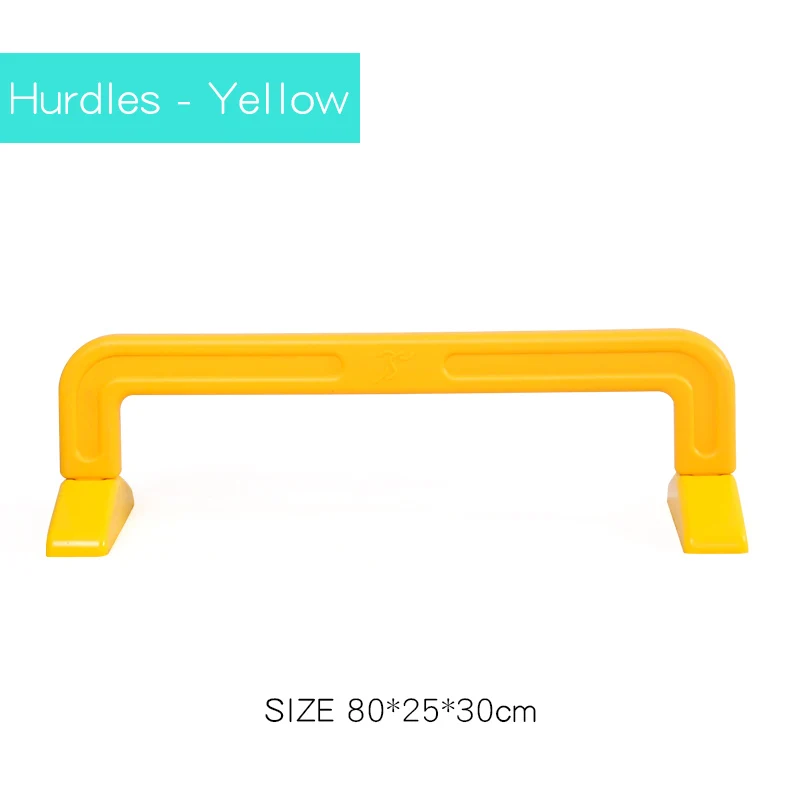 Hurdles YELLOW Ruizhi детей барьеры Спорт Прыжки через обручи на открытом воздухе спортивное оборудование для проведения мероприятий Крытая Арка Рамка-барьер детские игрушки RZ1068 - Цвет: Hurdles YELLOW