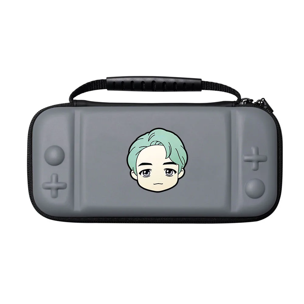 

Bangtan Boys Game Console Storage Case Eva Hard Case Bag Protective Game Carrying Storage Travel bag for Switch