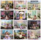 Фон для фотосъемки детей с изображением цветов сада сказка для первого дня рождения студийный фон для фотосъемки реквизит