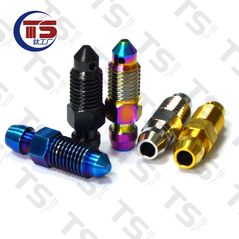 TS 10 шт. болт из титанового сплава шаг 1 0 ммM6 M7 M8 M10 гидравлическое масло дисковый